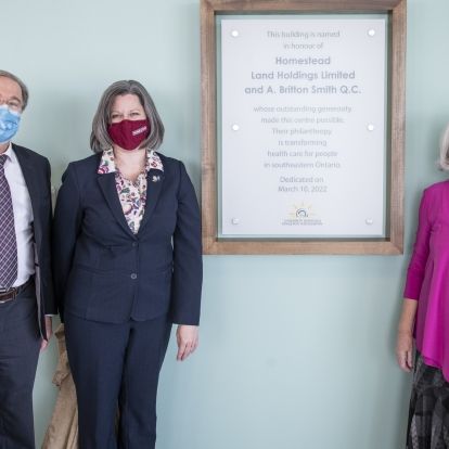 Plaque unveiling