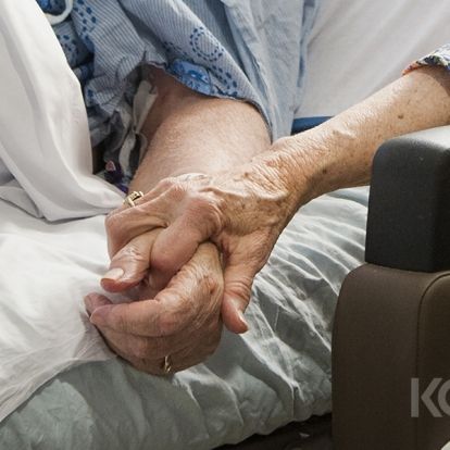 Clasped hands