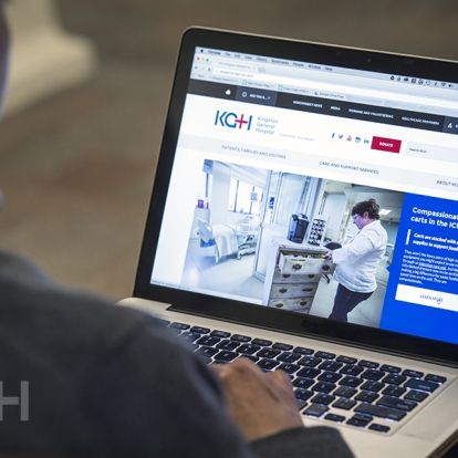 Our KGH site's web presence has been recognized with an award from the Interactive Media Council