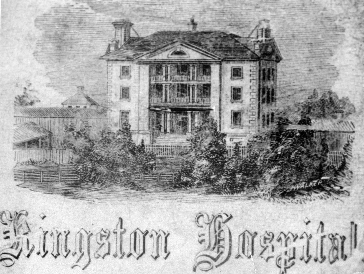 The historic Watkins Wing at Kingston General Hospital.