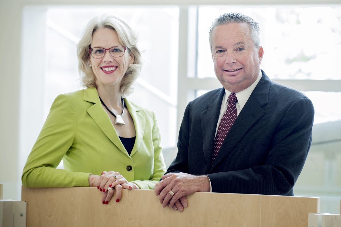KGH President &amp; CEO, Leslee Thompson and Chair, KGH Board of Directors, Tom Buchanan.