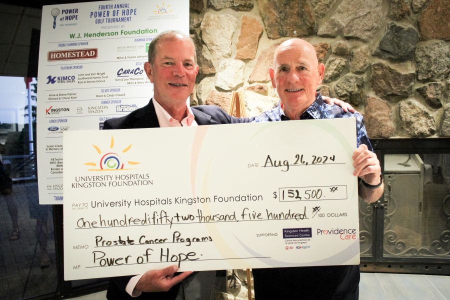 Power of Hope cheque photo