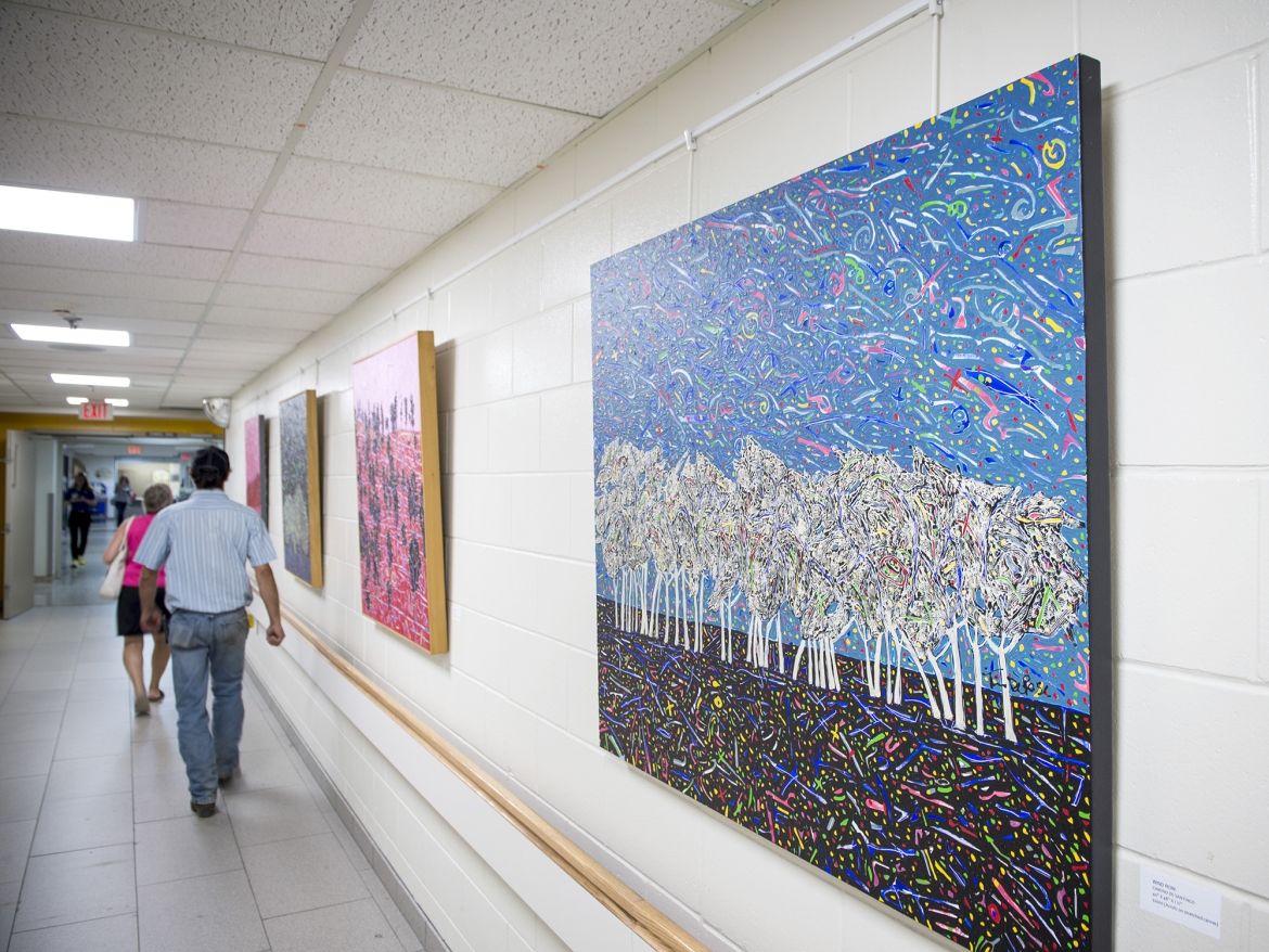 Hallway art